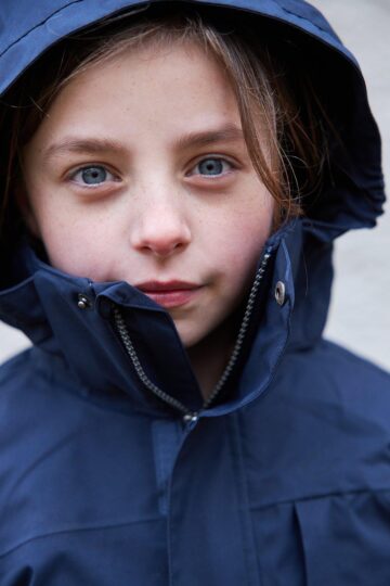 Gefütterte Winter-/Skijacke Five Seasons Adeline Jacket Kids graphite melange 