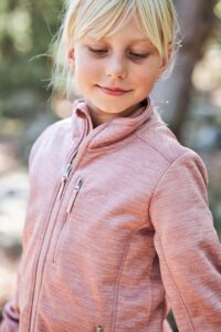 SAANA FLEECE ROSA LILY MELANGE – JUNIOR